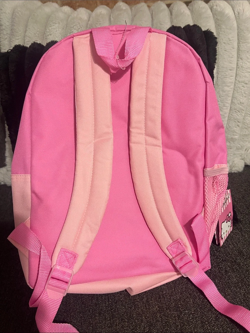 Sanrio Hello Kitty Pink and Purple Glitter Backpack